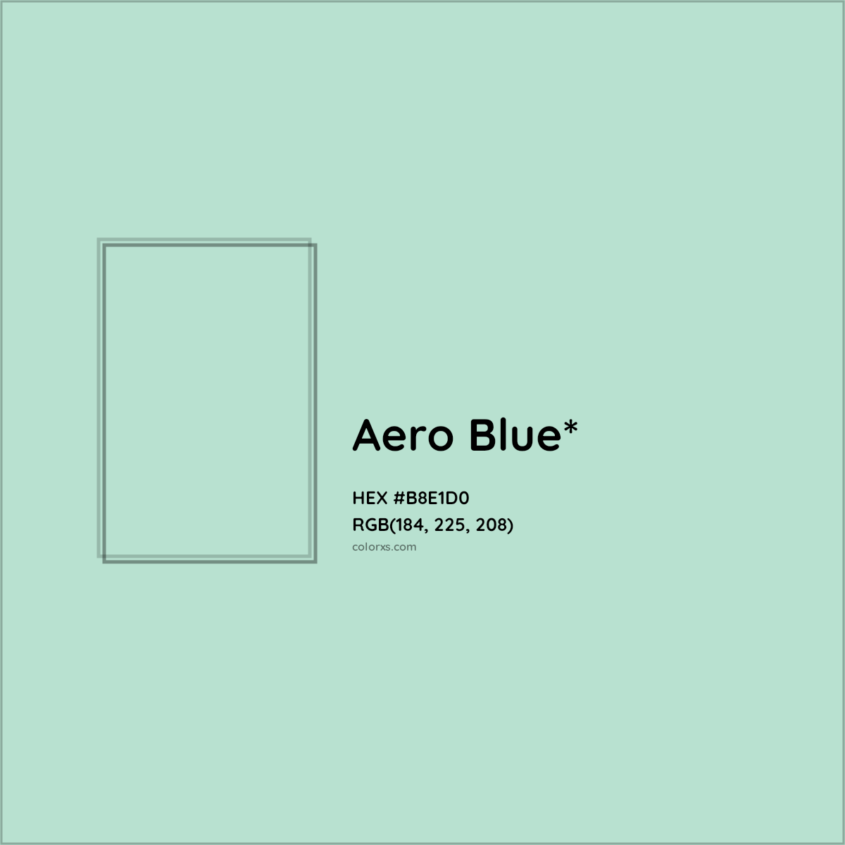 HEX #B8E1D0 Color Name, Color Code, Palettes, Similar Paints, Images