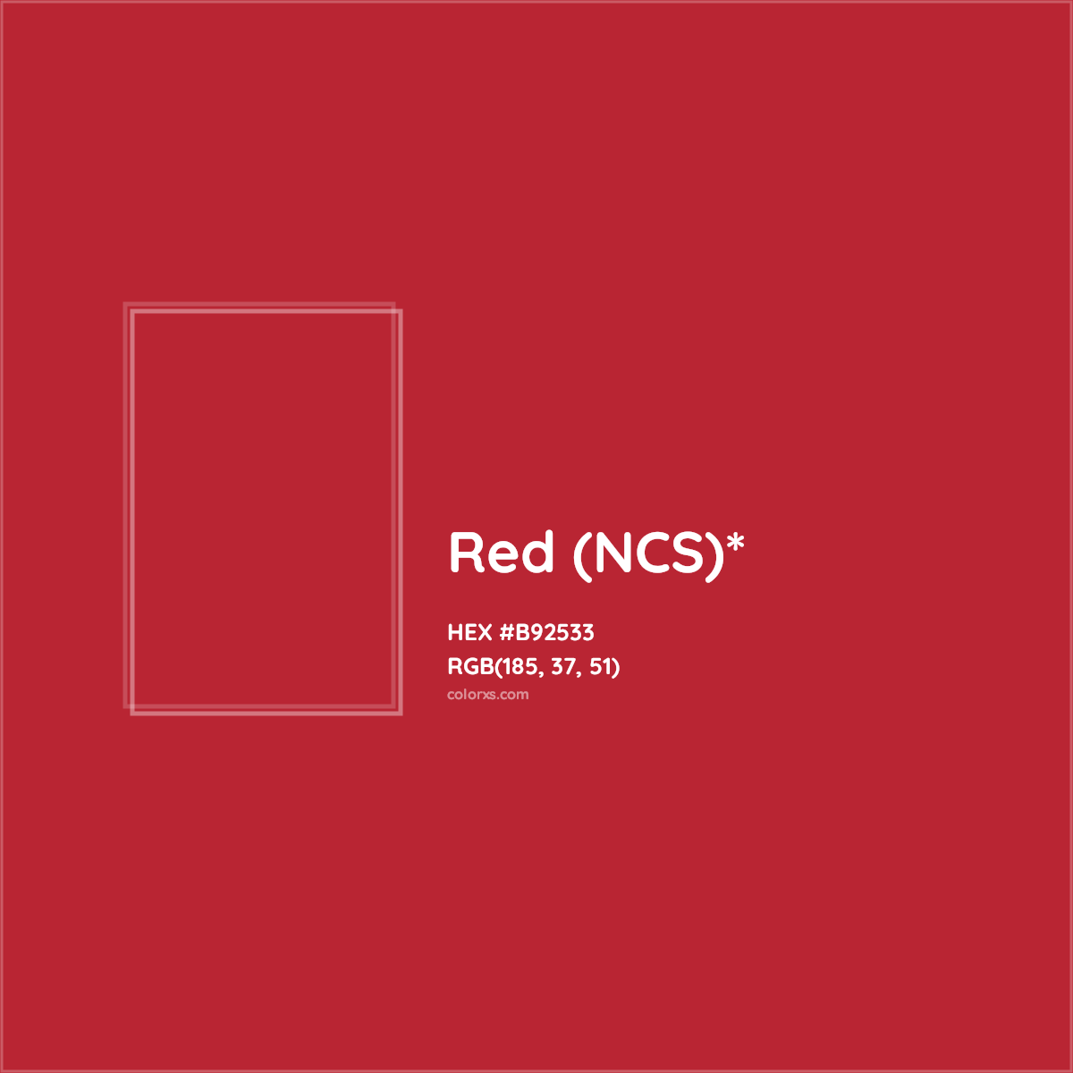 HEX #B92533 Color Name, Color Code, Palettes, Similar Paints, Images