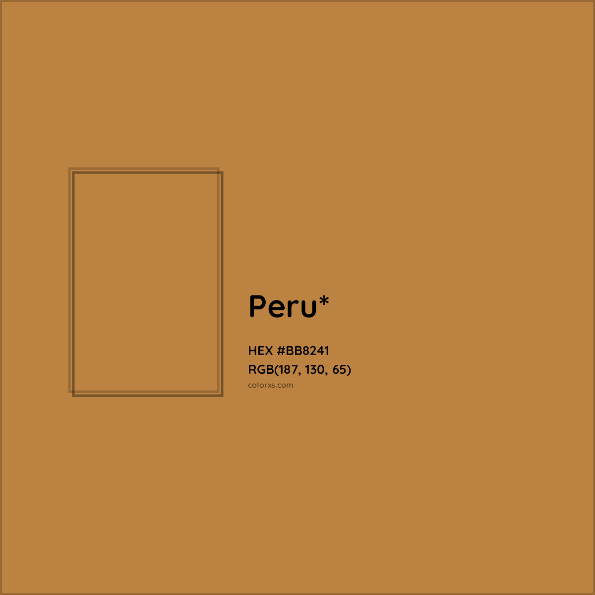 HEX #BB8241 Color Name, Color Code, Palettes, Similar Paints, Images