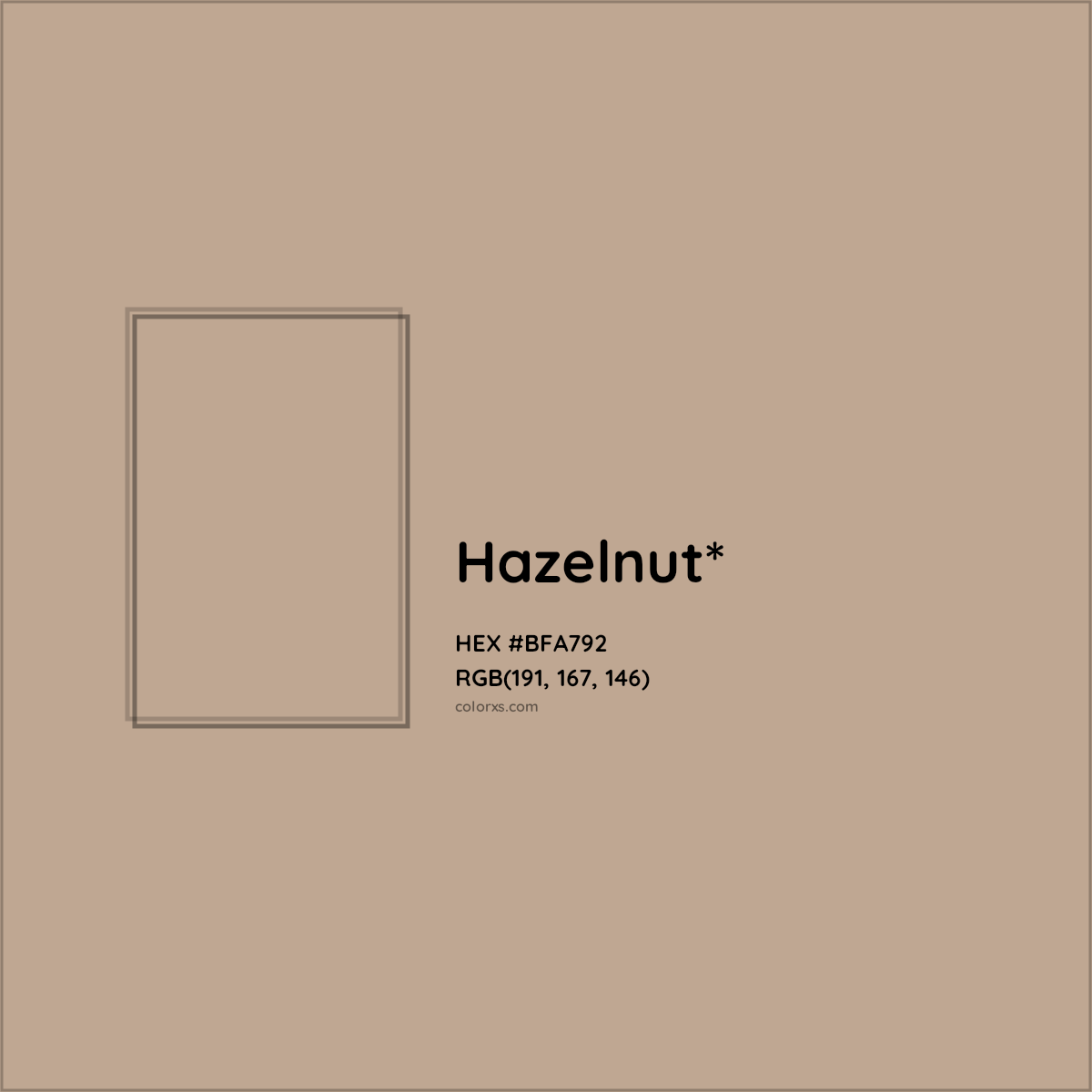 HEX #BFA792 Color Name, Color Code, Palettes, Similar Paints, Images