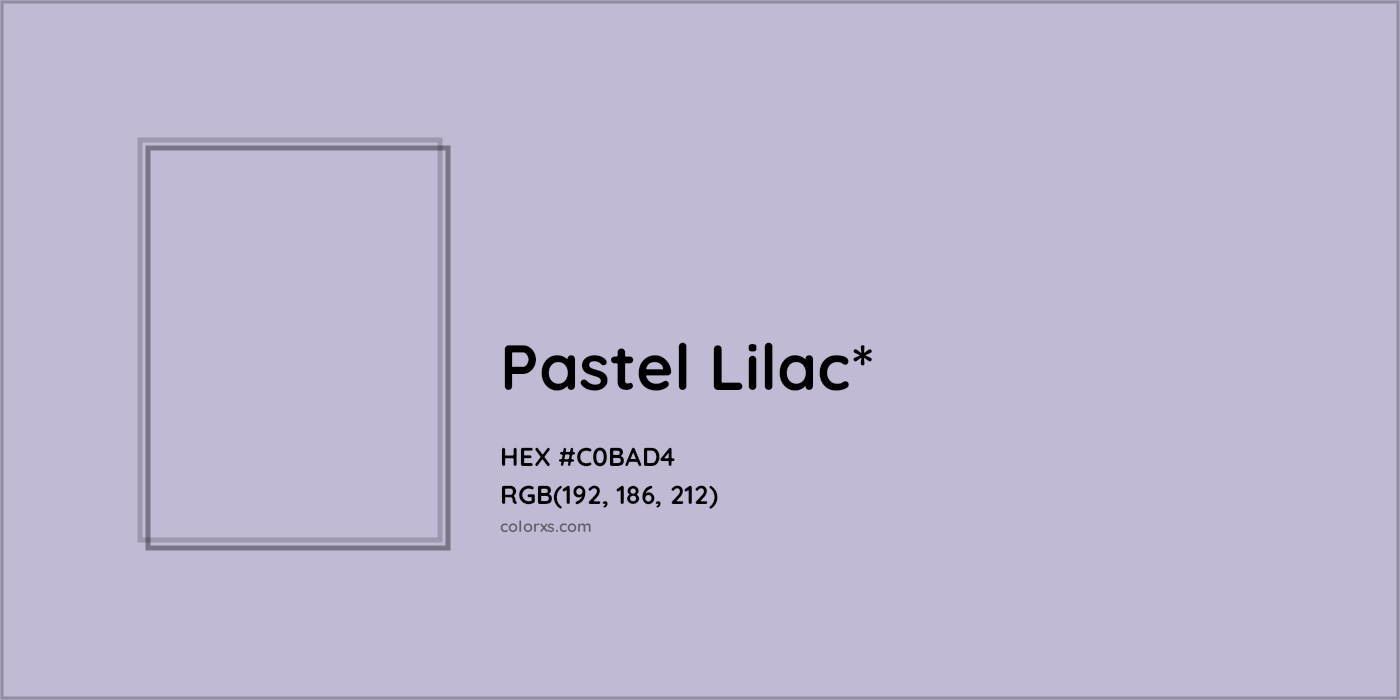 HEX #C0BAD4 Color Name, Color Code, Palettes, Similar Paints, Images