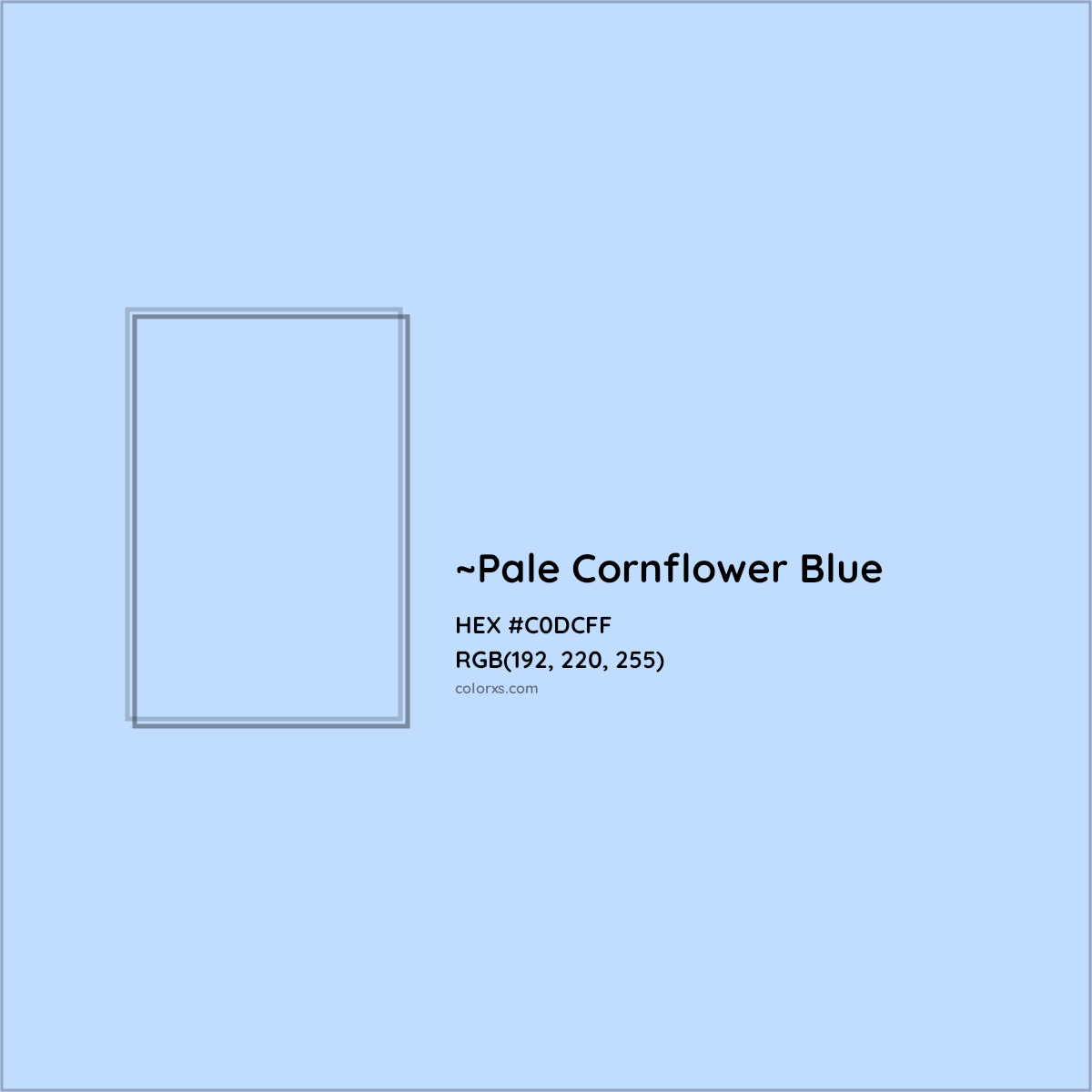 HEX #C0DCFF Color Name, Color Code, Palettes, Similar Paints, Images