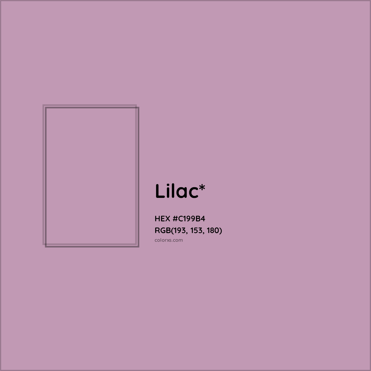 HEX #C199B4 Color Name, Color Code, Palettes, Similar Paints, Images