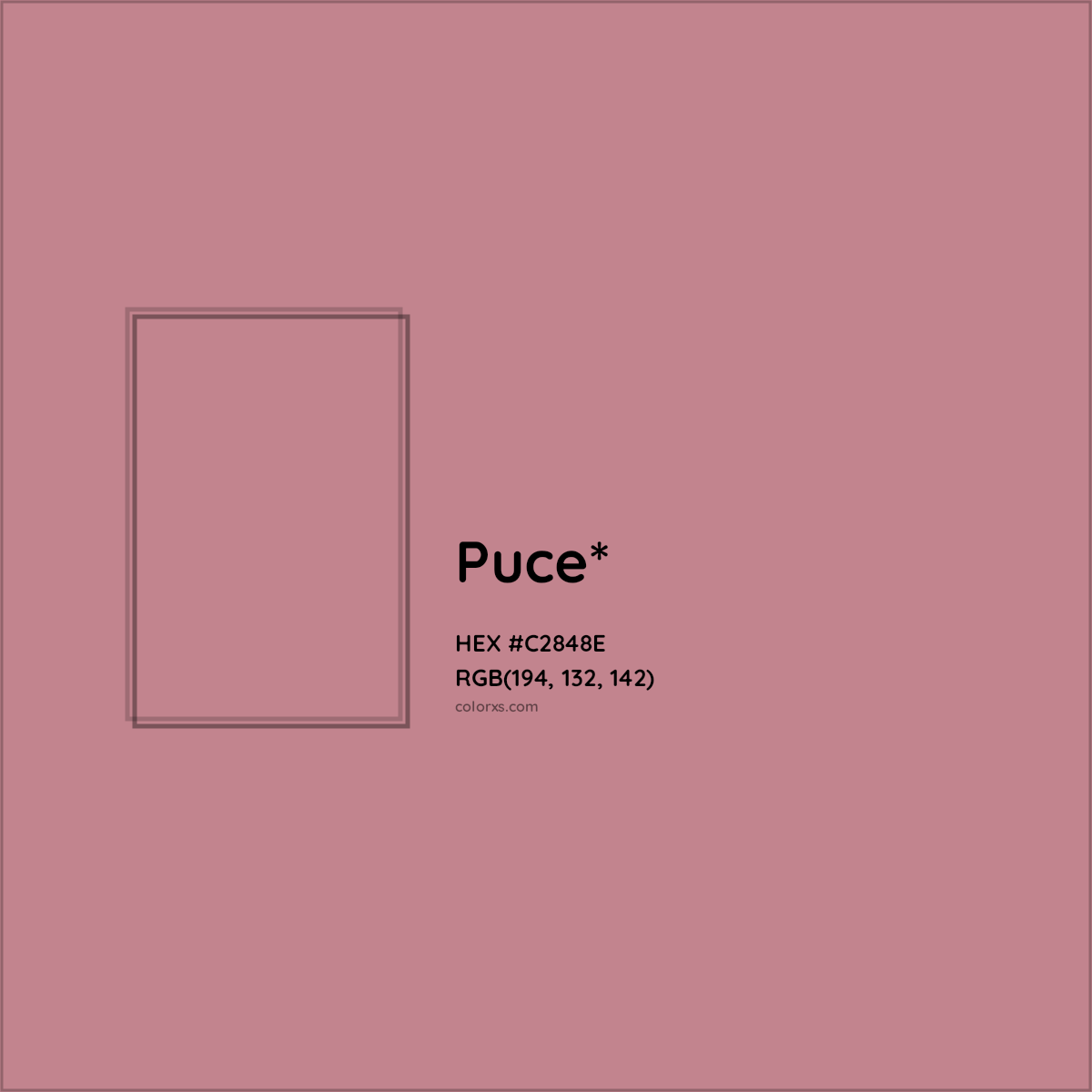 HEX #C2848E Color Name, Color Code, Palettes, Similar Paints, Images