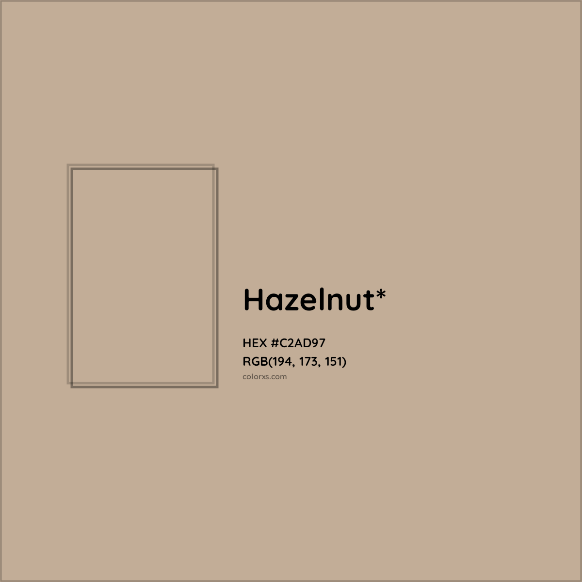 HEX #C2AD97 Color Name, Color Code, Palettes, Similar Paints, Images