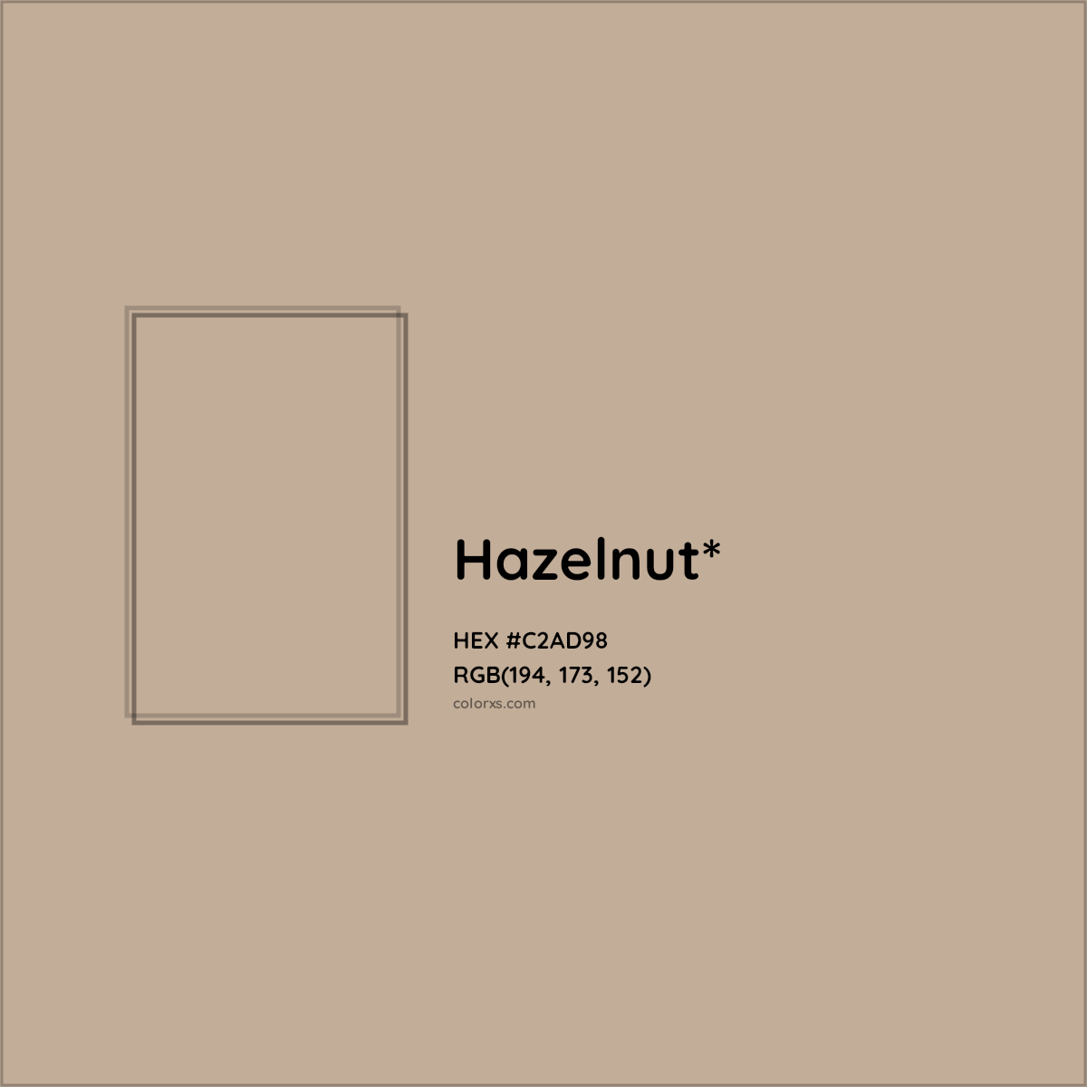 HEX #C2AD98 Color Name, Color Code, Palettes, Similar Paints, Images