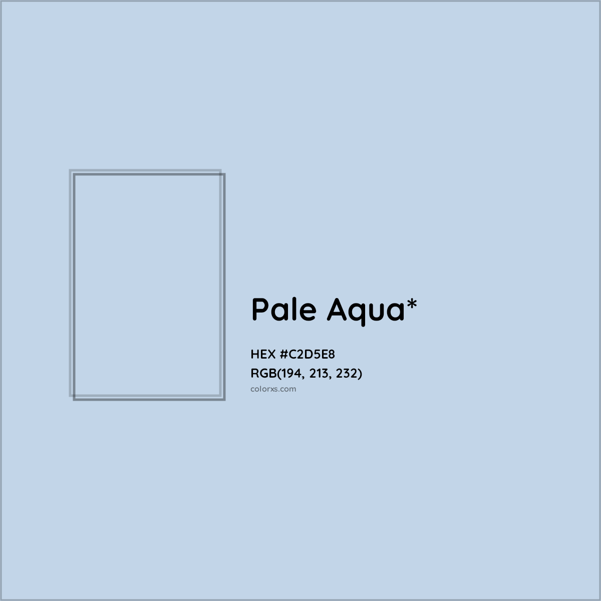 HEX #C2D5E8 Color Name, Color Code, Palettes, Similar Paints, Images