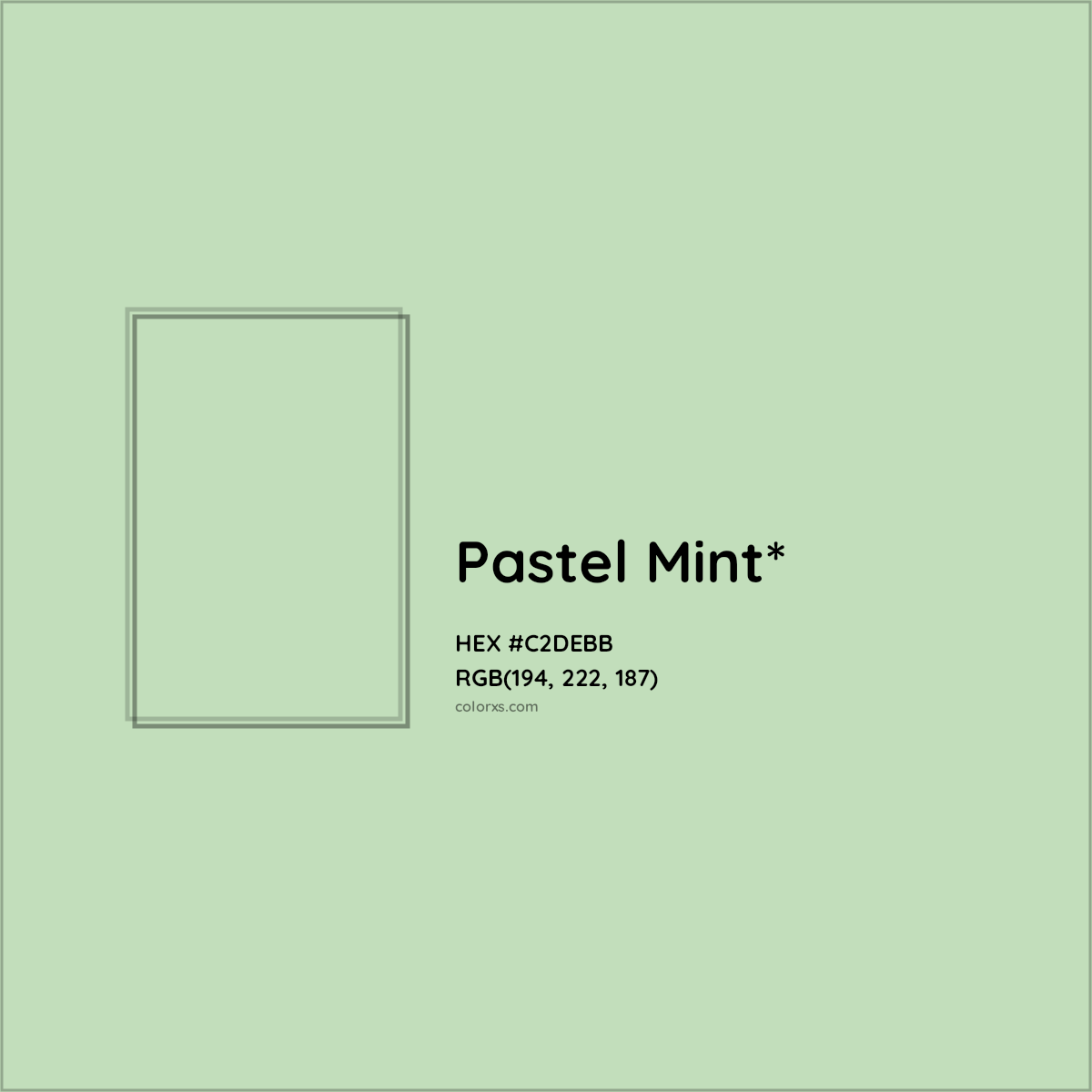 HEX #C2DEBB Color Name, Color Code, Palettes, Similar Paints, Images