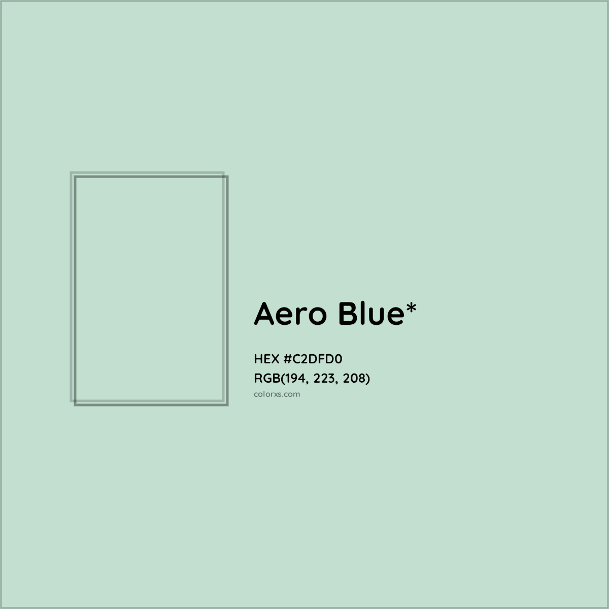 HEX #C2DFD0 Color Name, Color Code, Palettes, Similar Paints, Images