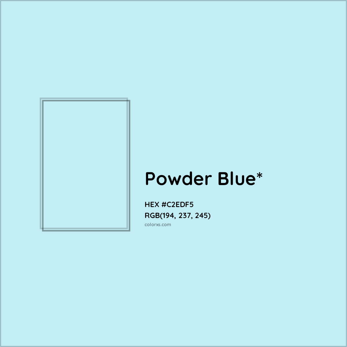 HEX #C2EDF5 Color Name, Color Code, Palettes, Similar Paints, Images