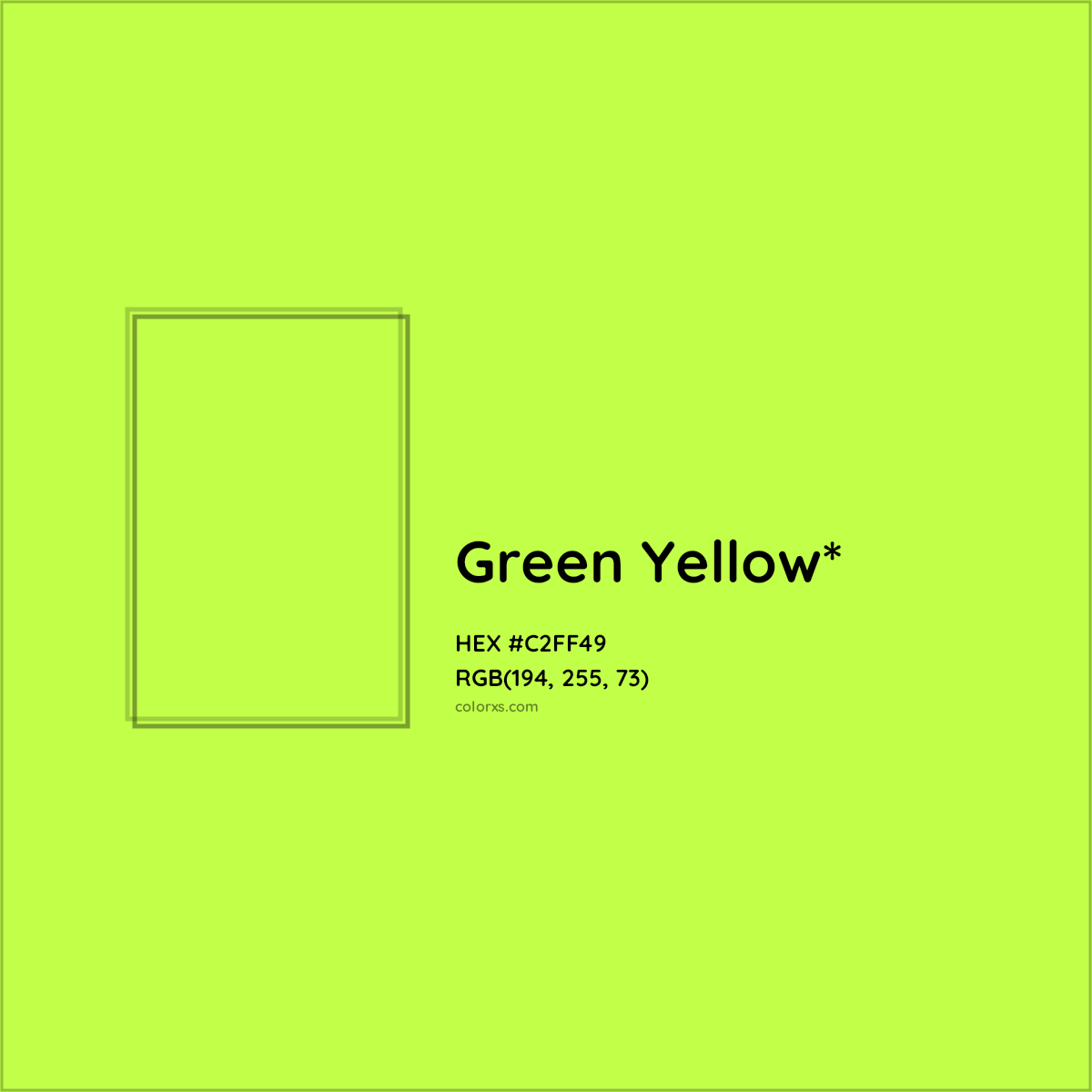 HEX #C2FF49 Color Name, Color Code, Palettes, Similar Paints, Images