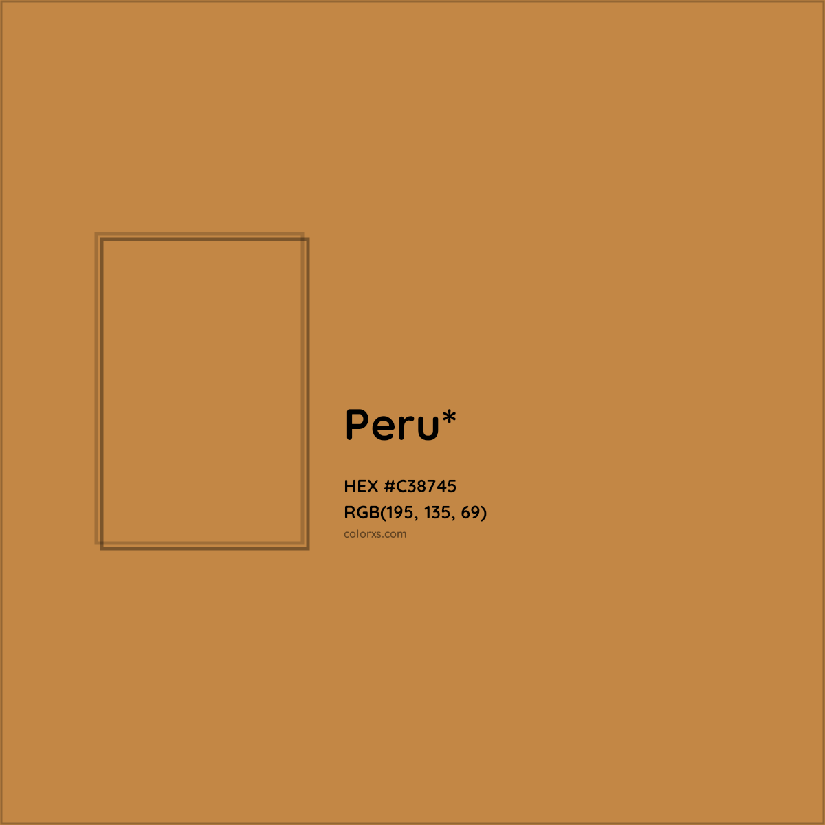 HEX #C38745 Color Name, Color Code, Palettes, Similar Paints, Images