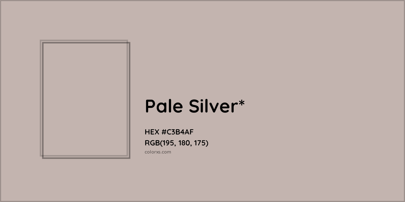 HEX #C3B4AF Color Name, Color Code, Palettes, Similar Paints, Images