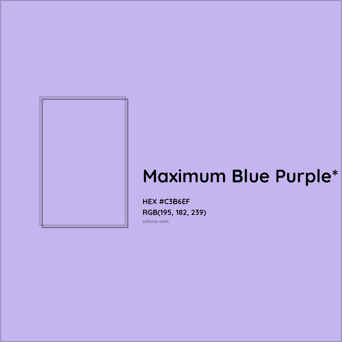 HEX #C3B6EF Color Name, Color Code, Palettes, Similar Paints, Images