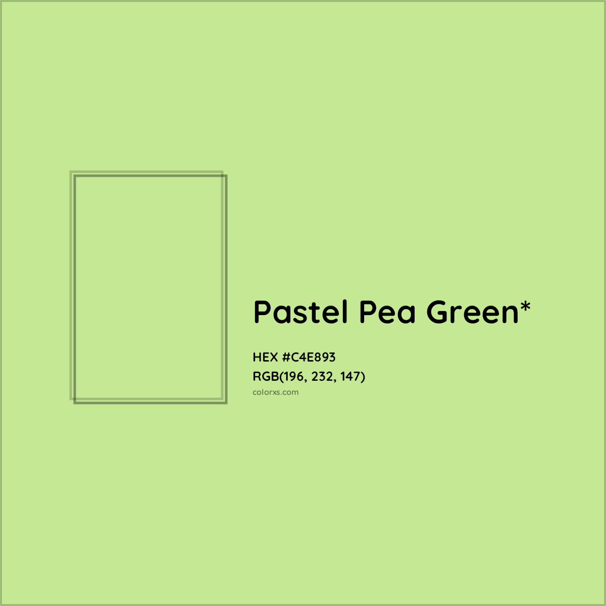 HEX #C4E893 Color Name, Color Code, Palettes, Similar Paints, Images