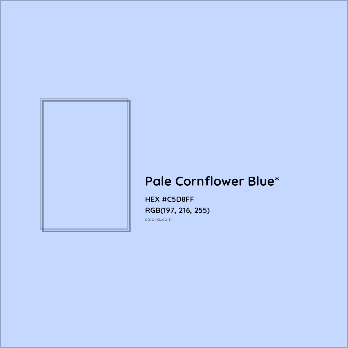 HEX #C5D8FF Color Name, Color Code, Palettes, Similar Paints, Images