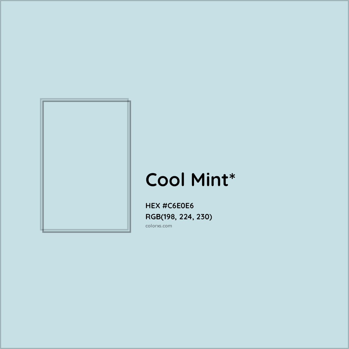 HEX #C6E0E6 Color Name, Color Code, Palettes, Similar Paints, Images