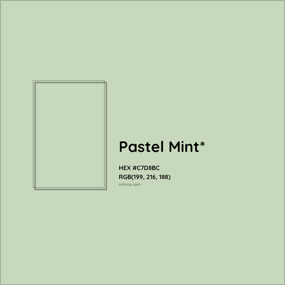 HEX #C7D8BC Color Name, Color Code, Palettes, Similar Paints, Images