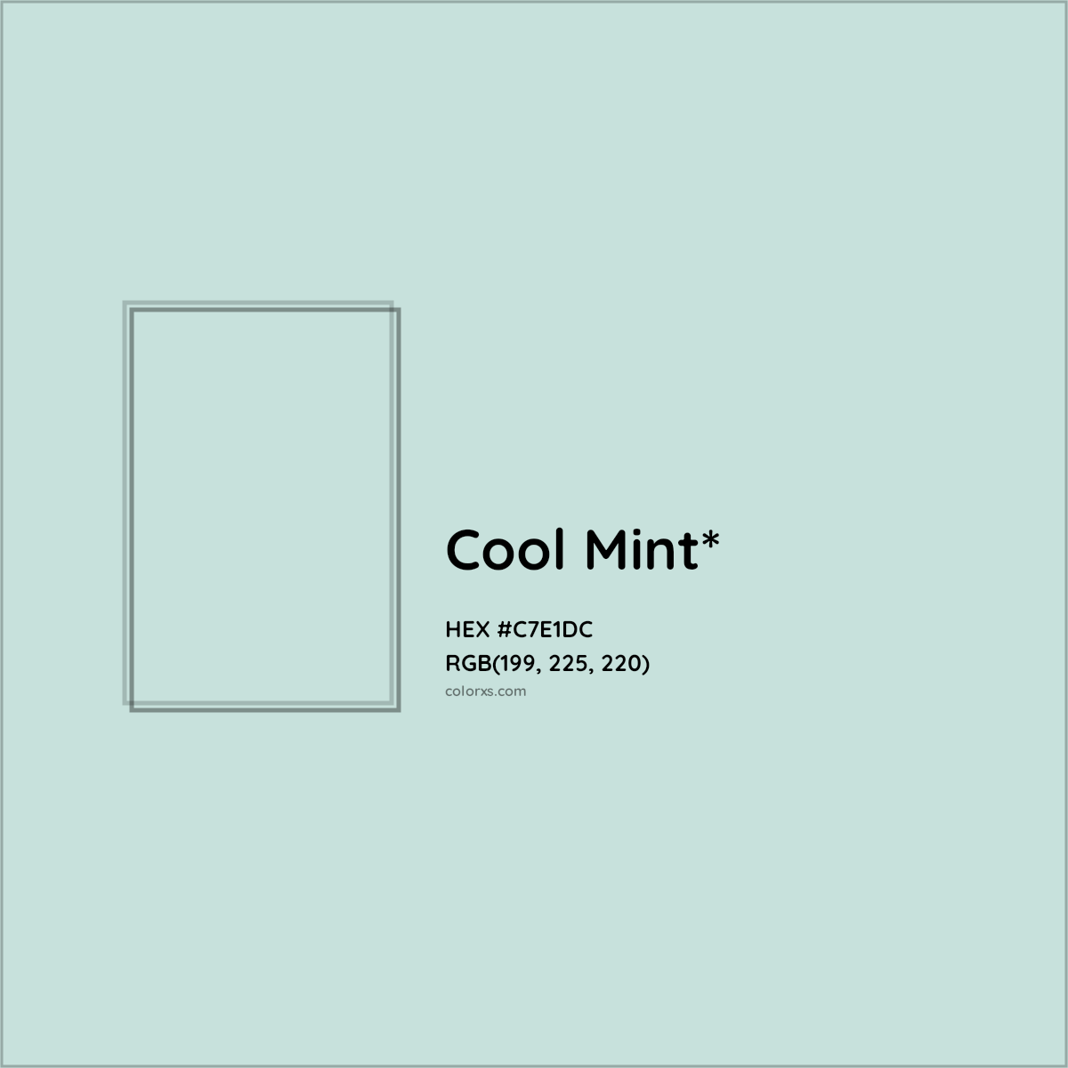 HEX #C7E1DC Color Name, Color Code, Palettes, Similar Paints, Images