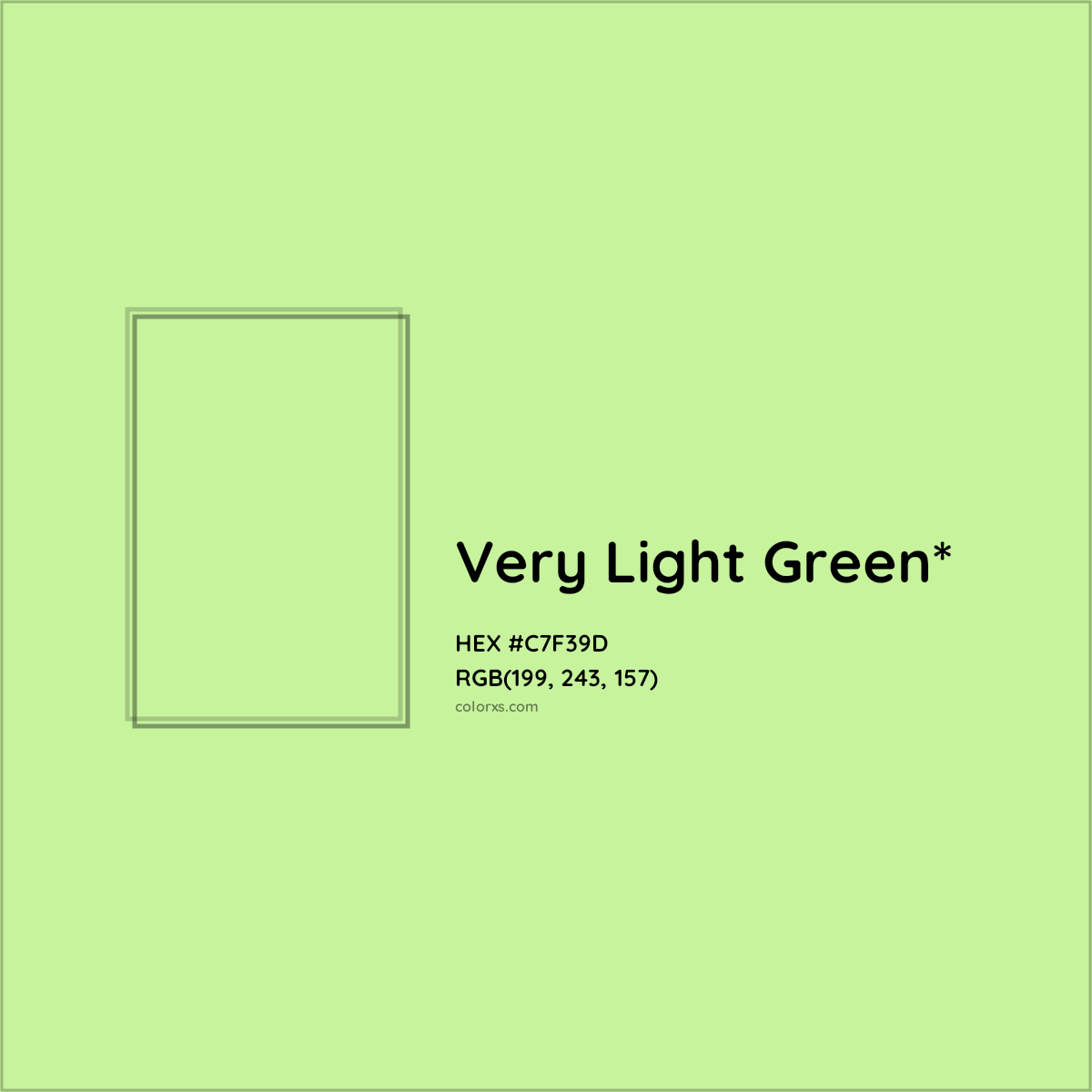 HEX #C7F39D Color Name, Color Code, Palettes, Similar Paints, Images