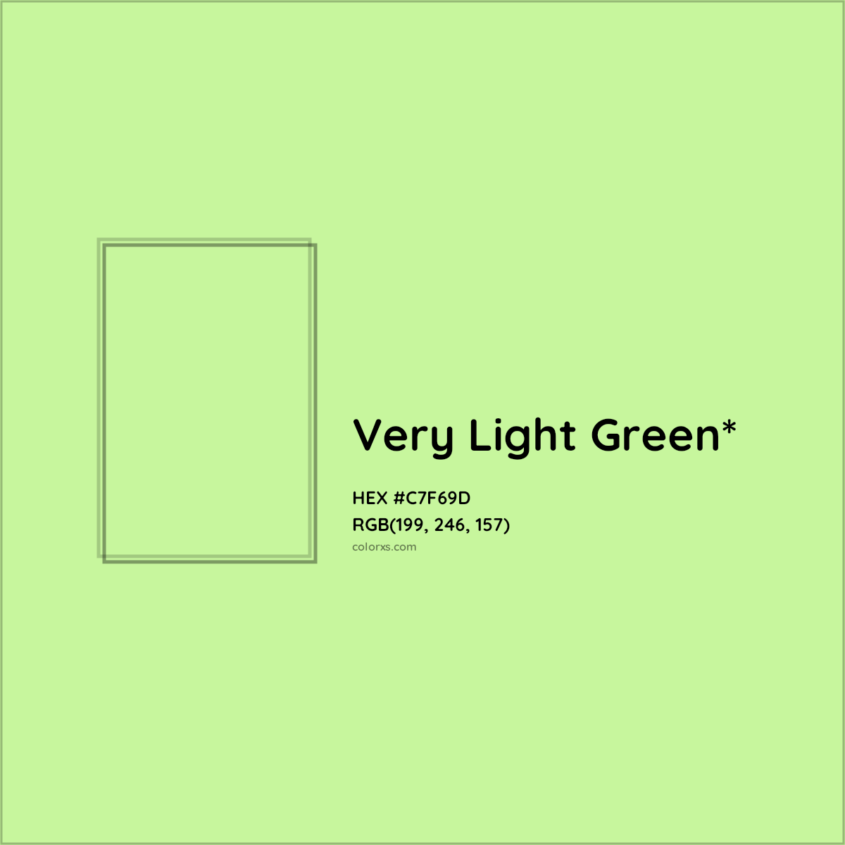 HEX #C7F69D Color Name, Color Code, Palettes, Similar Paints, Images