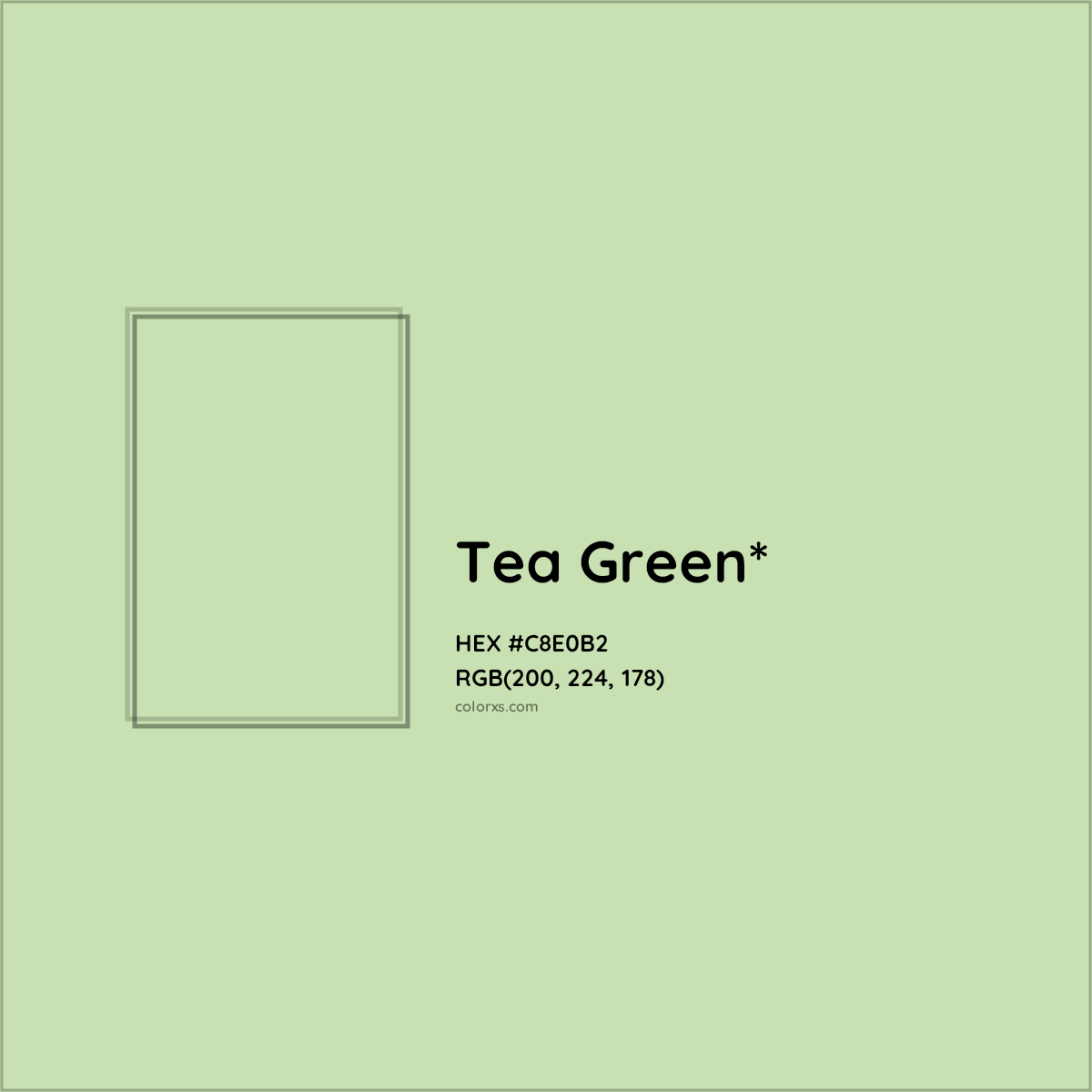 HEX #C8E0B2 Color Name, Color Code, Palettes, Similar Paints, Images