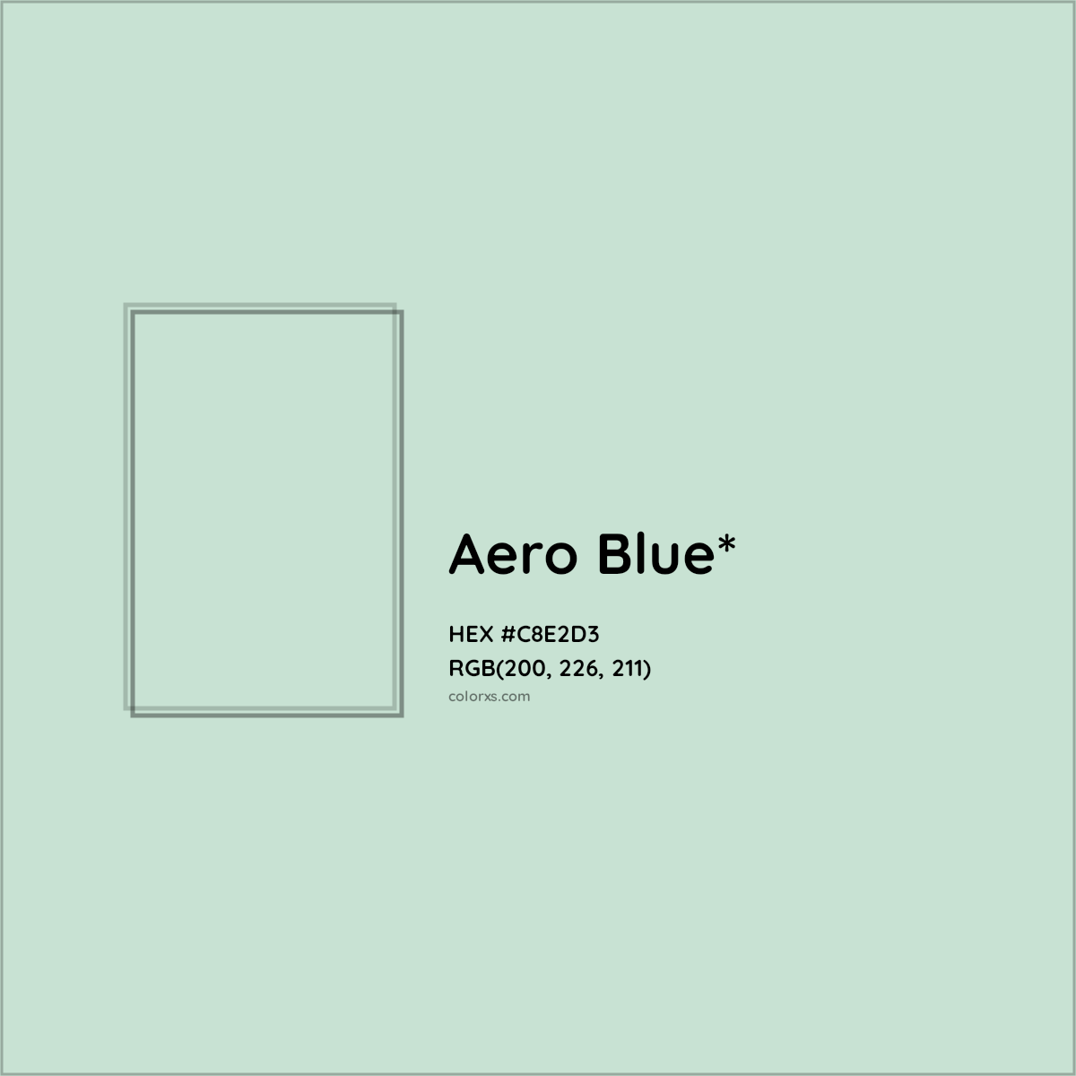 HEX #C8E2D3 Color Name, Color Code, Palettes, Similar Paints, Images