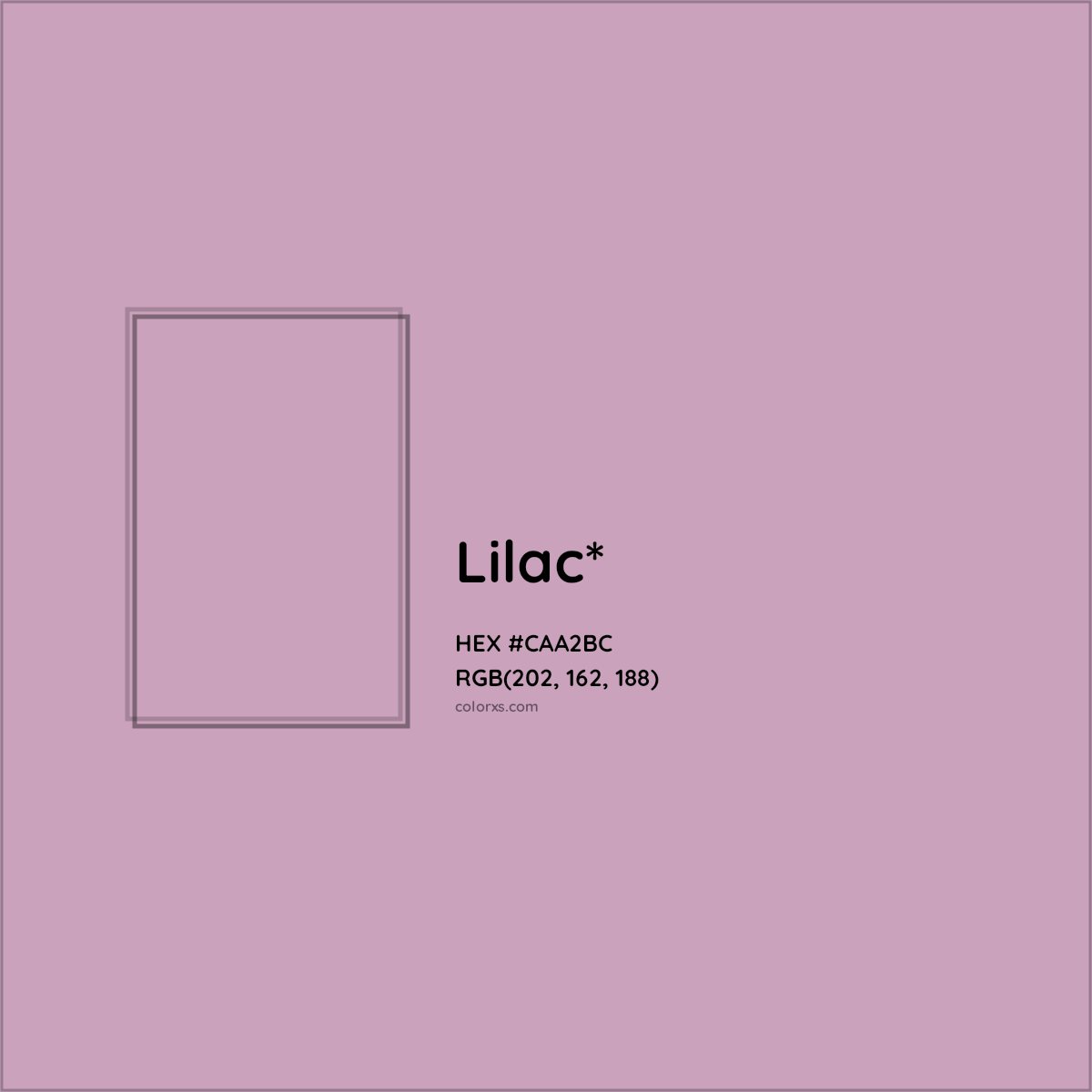 HEX #CAA2BC Color Name, Color Code, Palettes, Similar Paints, Images