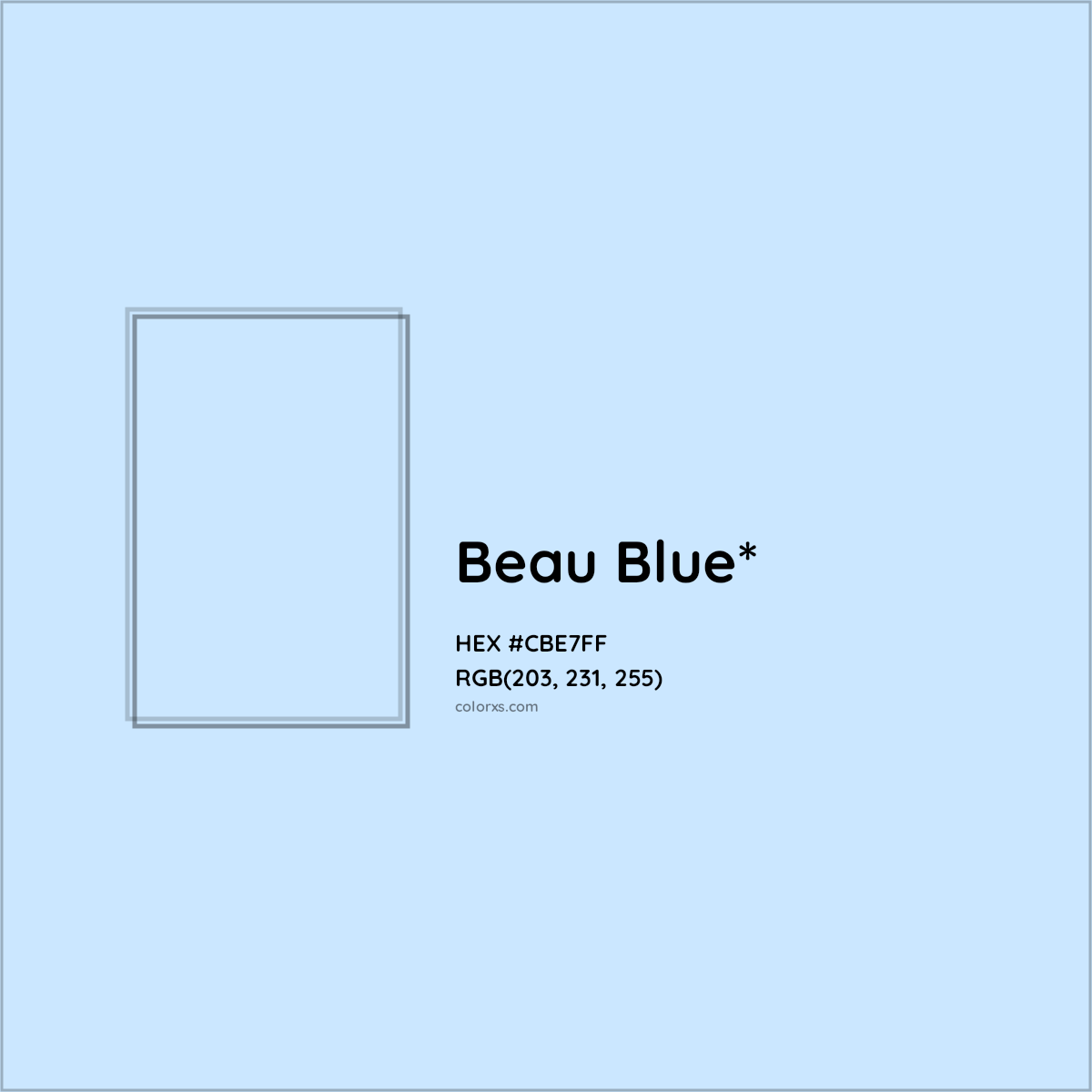 HEX #CBE7FF Color Name, Color Code, Palettes, Similar Paints, Images