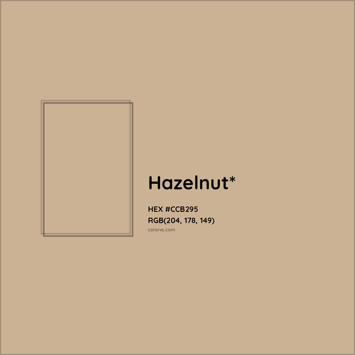 HEX #CCB295 Color Name, Color Code, Palettes, Similar Paints, Images