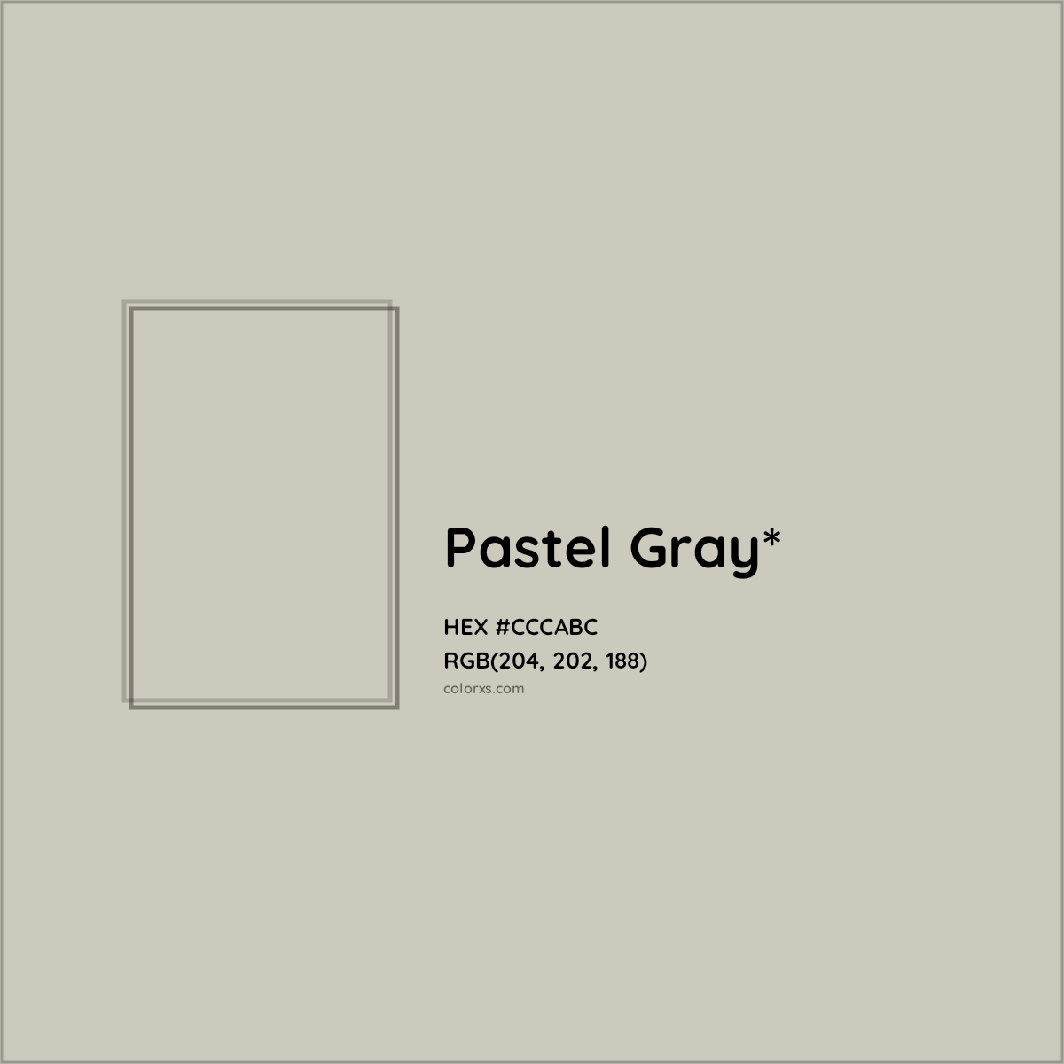 HEX #CCCABC Color Name, Color Code, Palettes, Similar Paints, Images