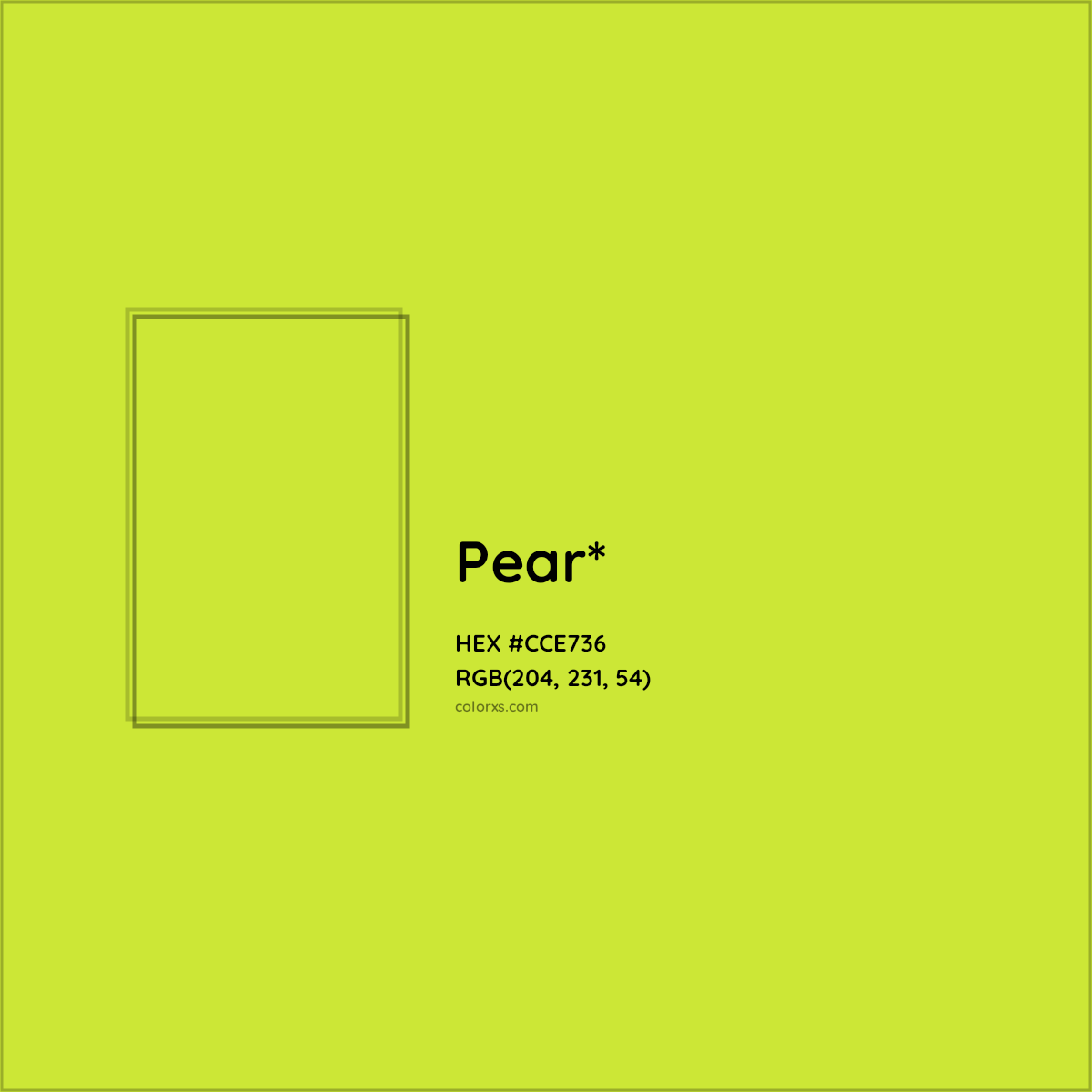 HEX #CCE736 Color Name, Color Code, Palettes, Similar Paints, Images