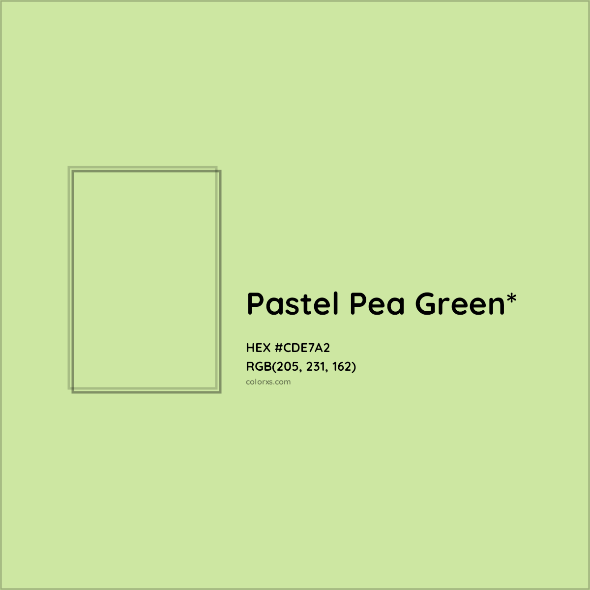 HEX #CDE7A2 Color Name, Color Code, Palettes, Similar Paints, Images