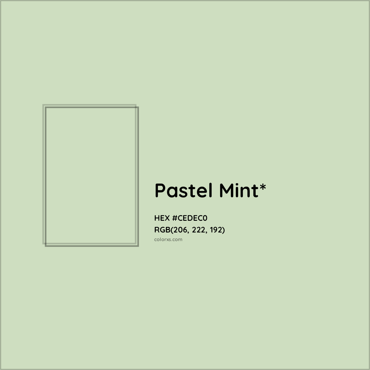 HEX #CEDEC0 Color Name, Color Code, Palettes, Similar Paints, Images