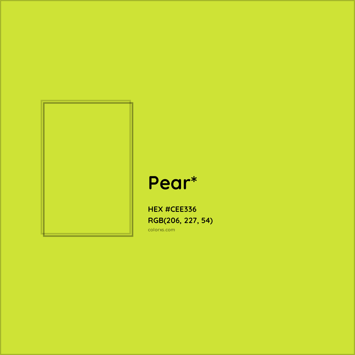 HEX #CEE336 Color Name, Color Code, Palettes, Similar Paints, Images