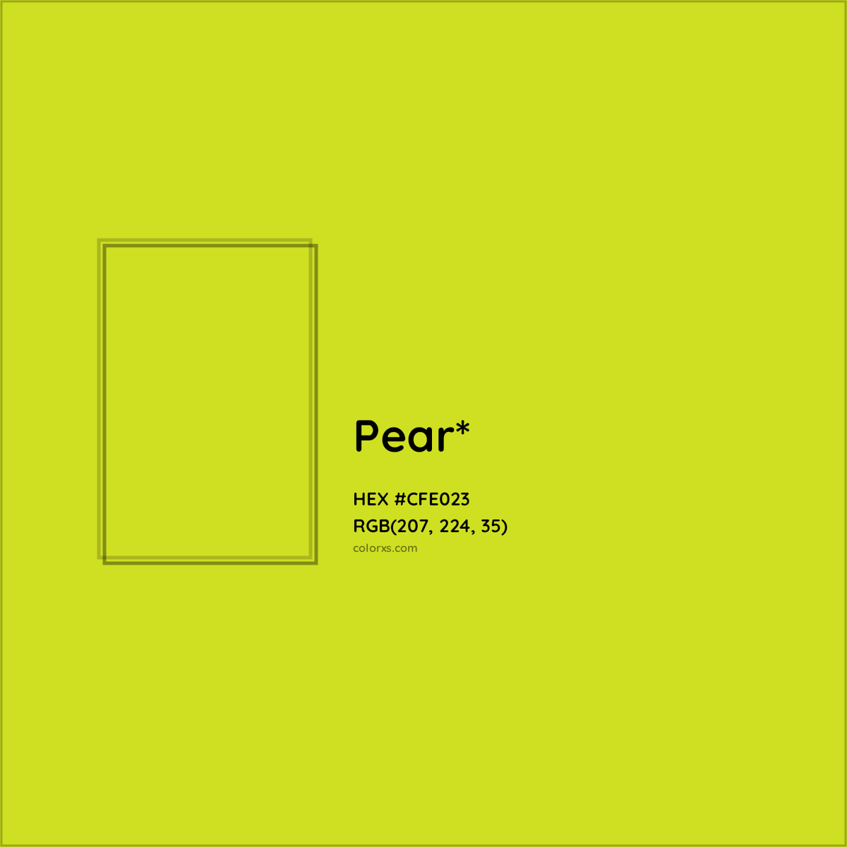 HEX #CFE023 Color Name, Color Code, Palettes, Similar Paints, Images