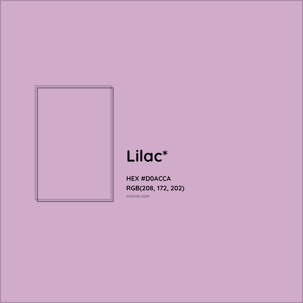 HEX #D0ACCA Color Name, Color Code, Palettes, Similar Paints, Images