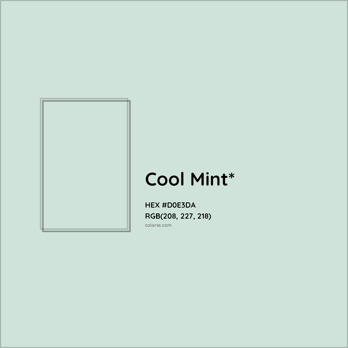 HEX #D0E3DA Color Name, Color Code, Palettes, Similar Paints, Images