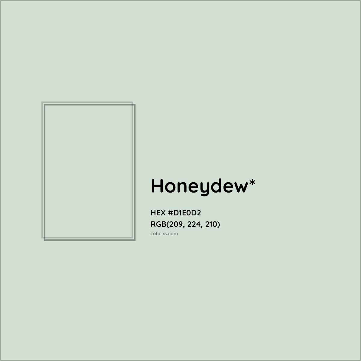 HEX #D1E0D2 Color Name, Color Code, Palettes, Similar Paints, Images