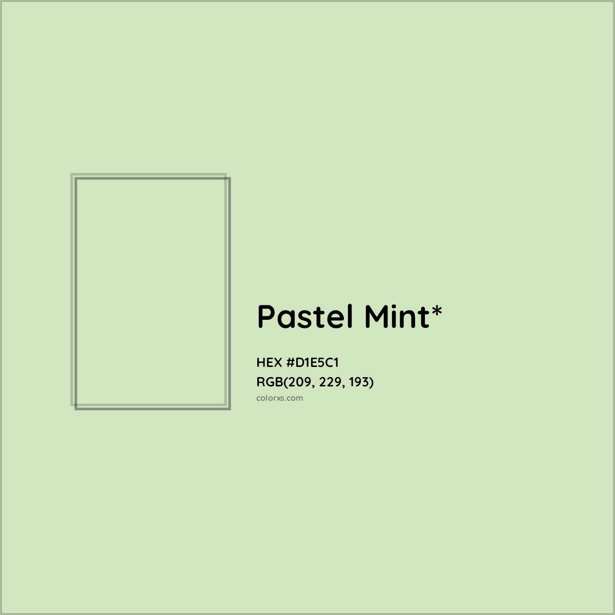 HEX #D1E5C1 Color Name, Color Code, Palettes, Similar Paints, Images