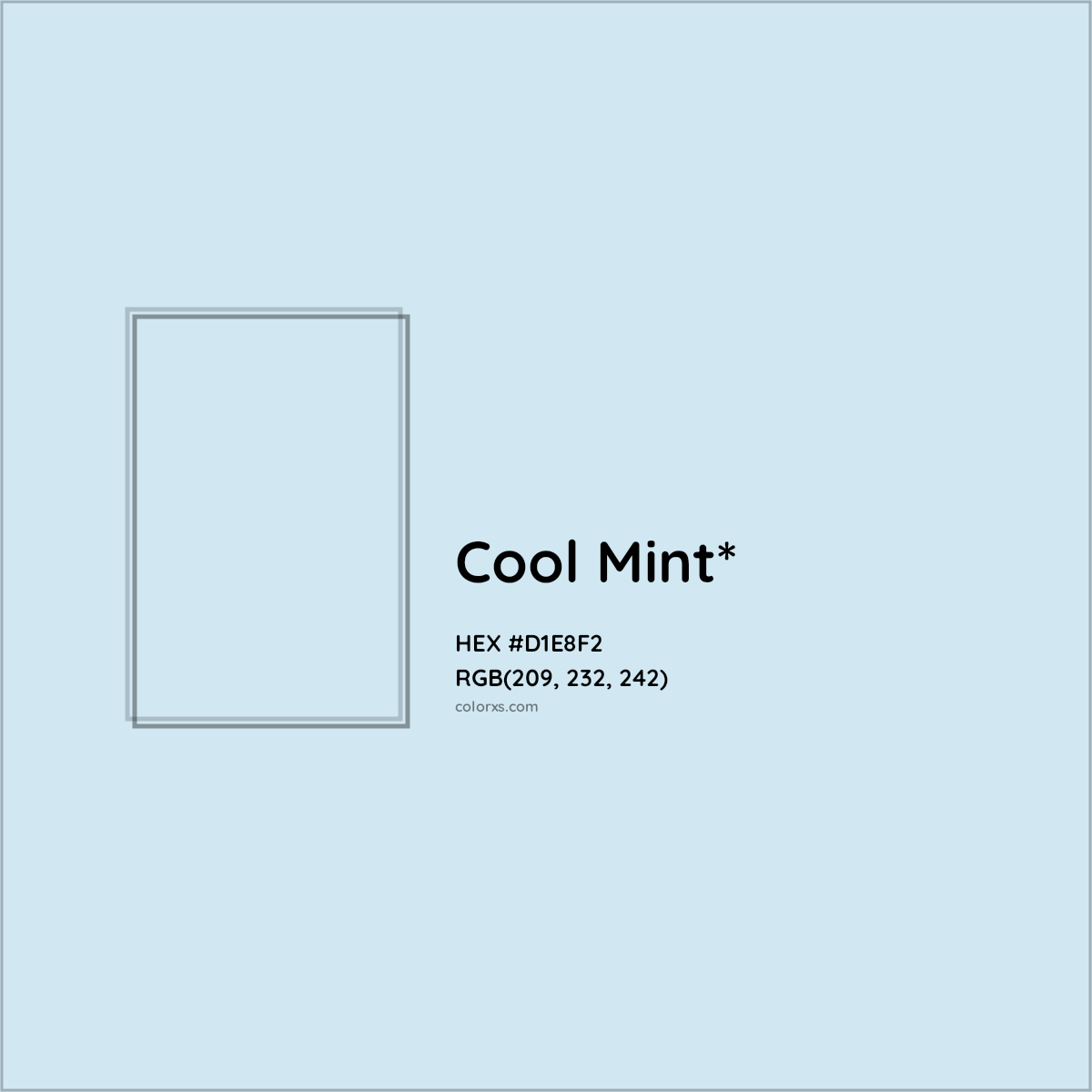 HEX #D1E8F2 Color Name, Color Code, Palettes, Similar Paints, Images