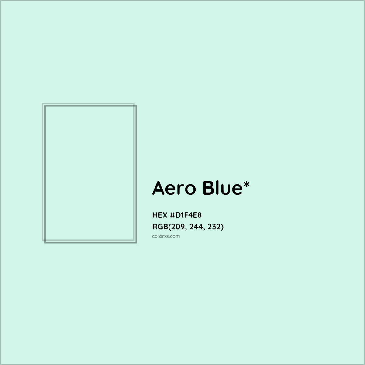 HEX #D1F4E8 Color Name, Color Code, Palettes, Similar Paints, Images