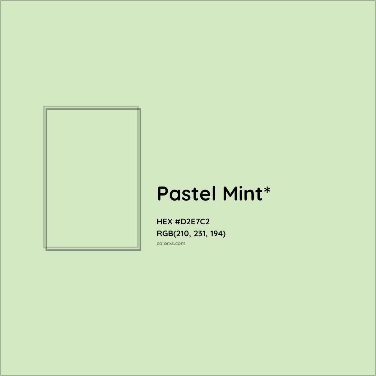 HEX #D2E7C2 Color Name, Color Code, Palettes, Similar Paints, Images