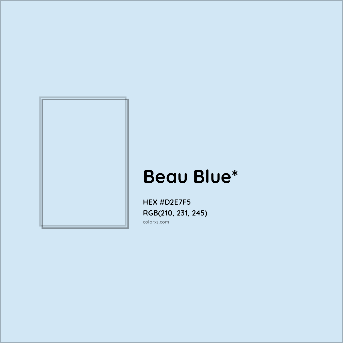 HEX #D2E7F5 Color Name, Color Code, Palettes, Similar Paints, Images