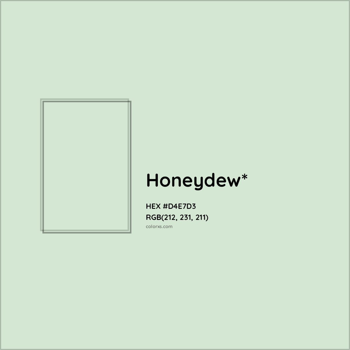 HEX #D4E7D3 Color Name, Color Code, Palettes, Similar Paints, Images