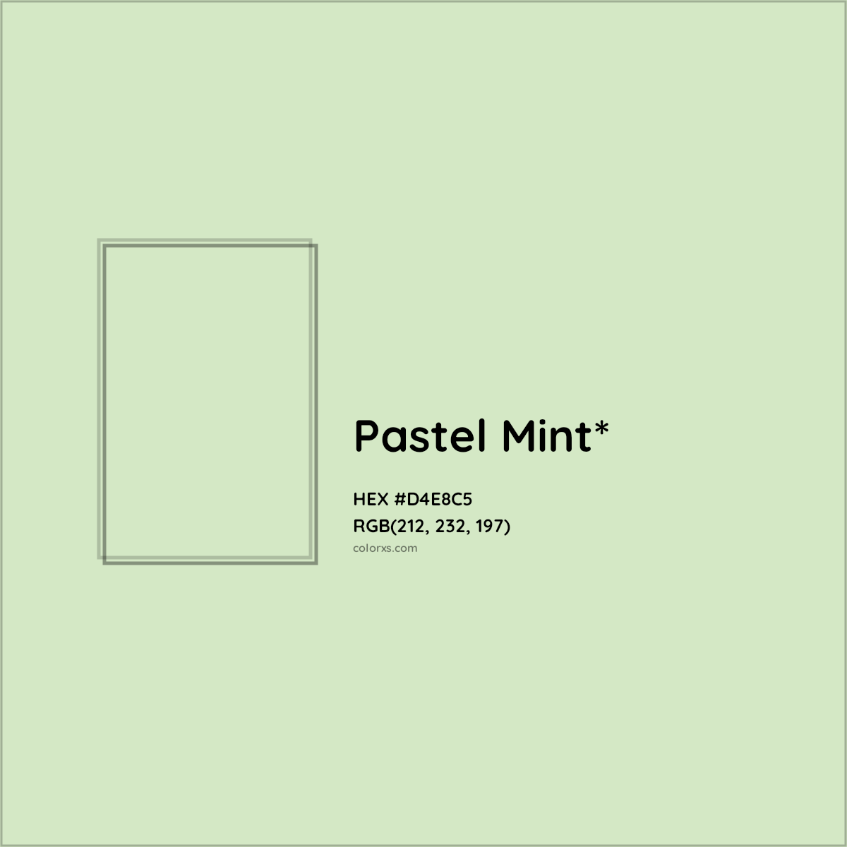 HEX #D4E8C5 Color Name, Color Code, Palettes, Similar Paints, Images