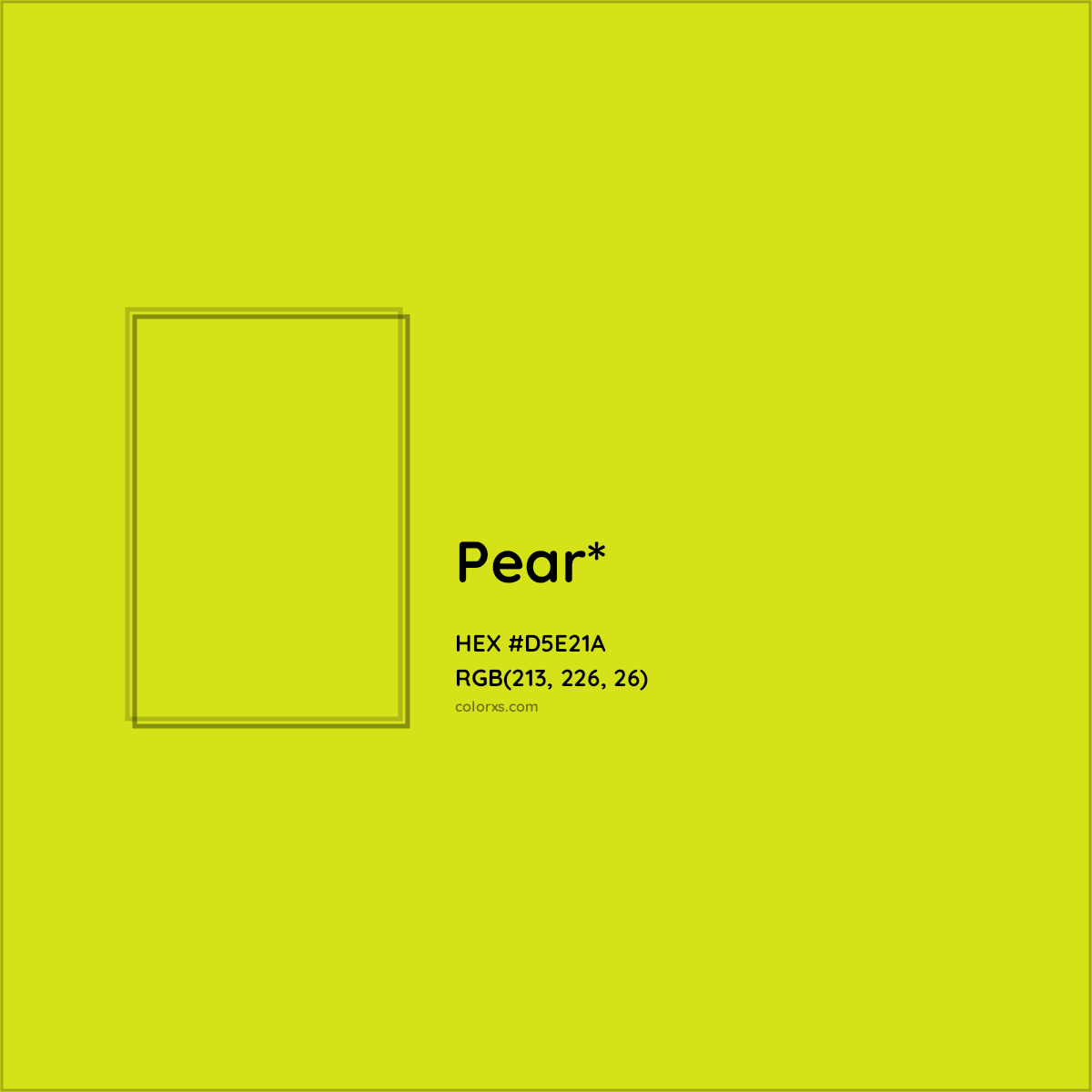 HEX #D5E21A Color Name, Color Code, Palettes, Similar Paints, Images