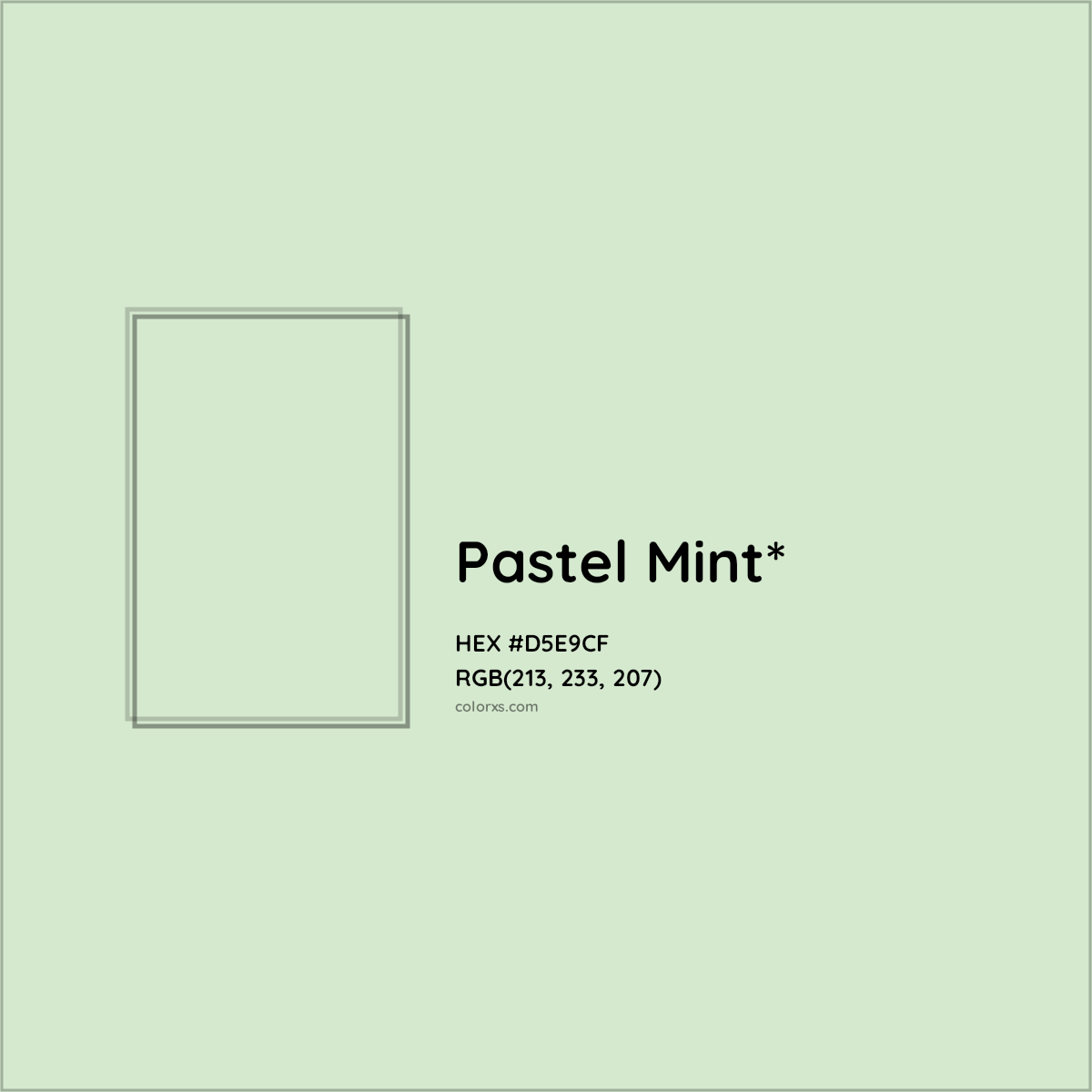 HEX #D5E9CF Color Name, Color Code, Palettes, Similar Paints, Images