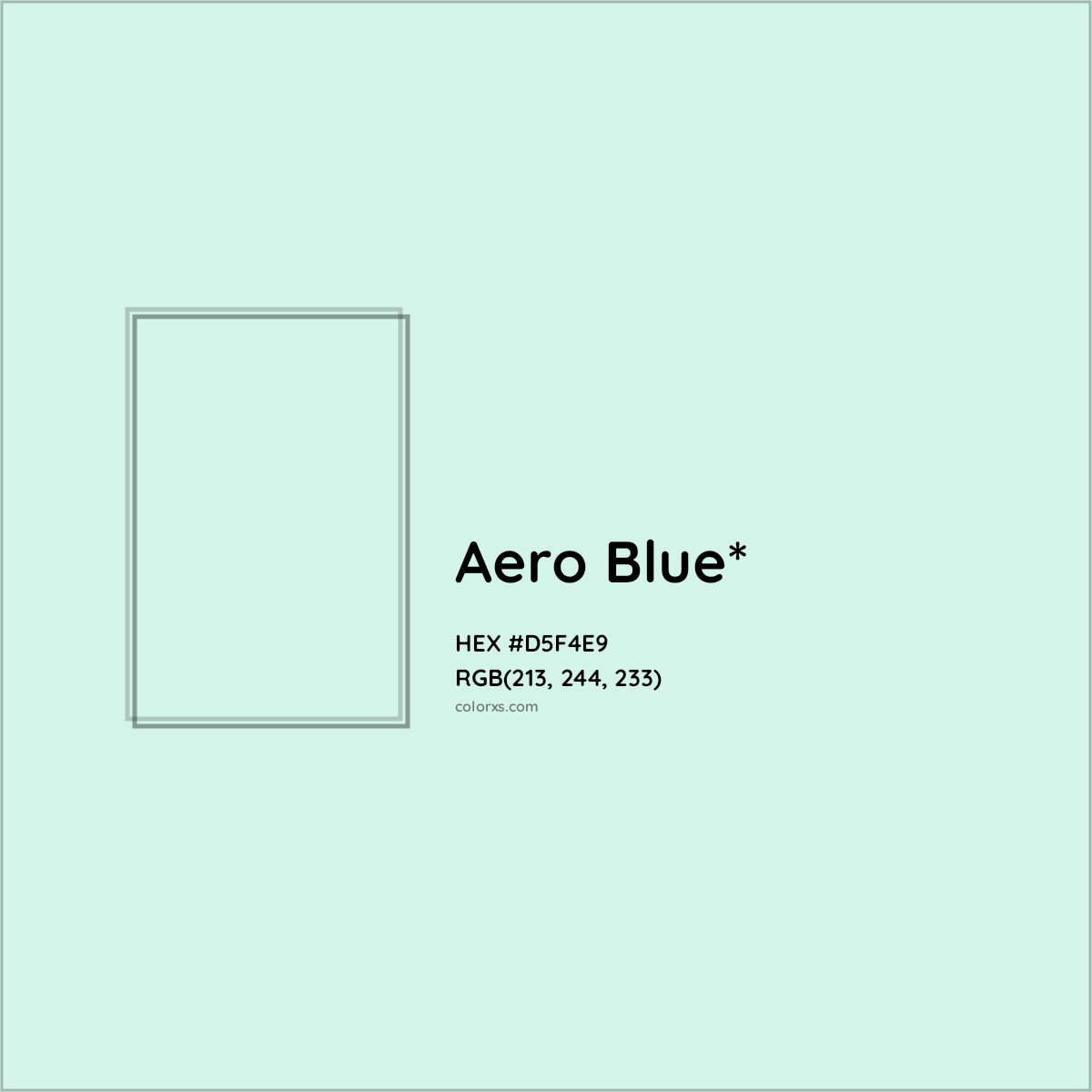 HEX #D5F4E9 Color Name, Color Code, Palettes, Similar Paints, Images