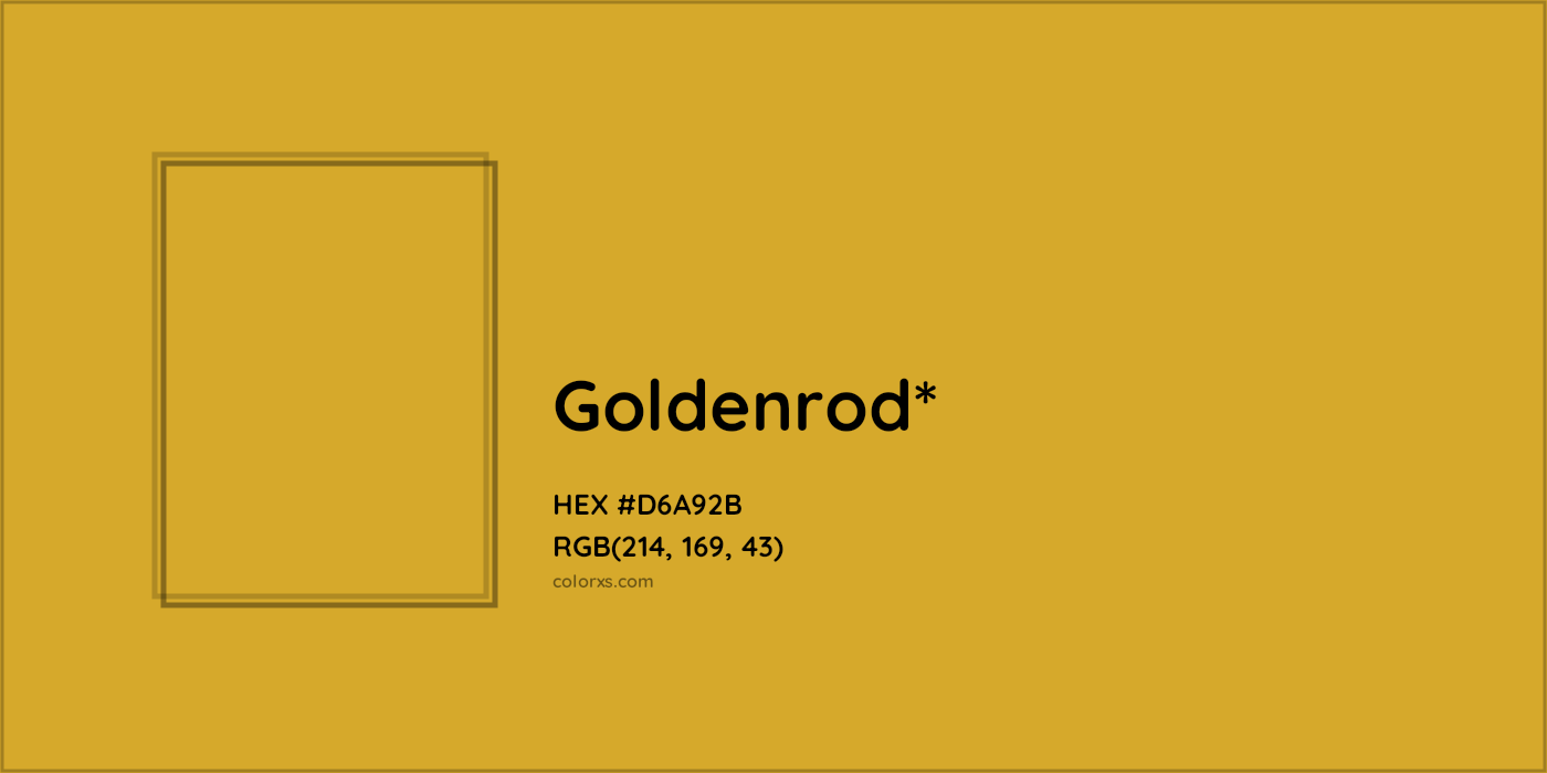 HEX #D6A92B Color Name, Color Code, Palettes, Similar Paints, Images